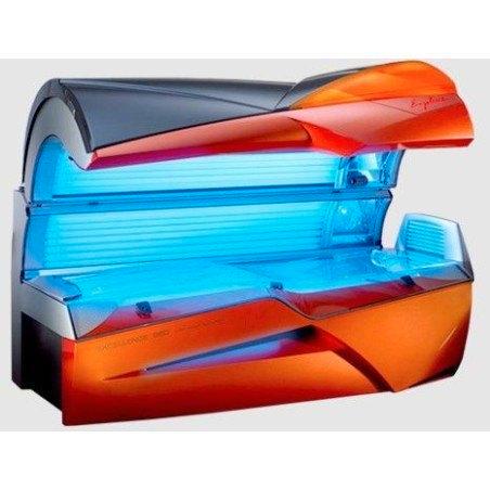 Ergoline Excellence 880 Occasion, Witgoed en Apparatuur, Zonnebanken en Gezichtsbruiners, Gebruikt, Zonnebank dubbelzijdig, 15 lampen of meer