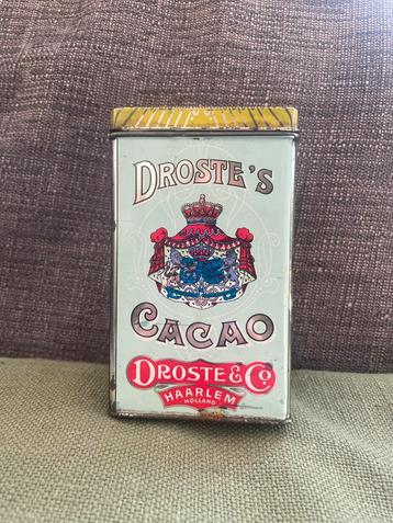 Oude Droste Cacao Blik beschikbaar voor biedingen