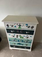 Te Koop : Houten Laden Kast Ladekastje 6 Laden Hout Kast, Ophalen, Gebruikt, 5 laden of meer, 50 tot 100 cm