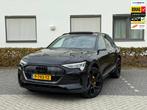 Audi E-tron 55 quattro advanced S-Line Plus B&O Virtual Mirr, Auto's, Audi, Automaat, Adaptive Cruise Control, 1800 kg, Zwart