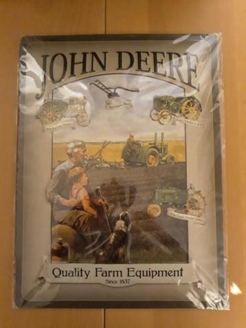 Reclame bord John Deere Quality Farm Equipment since 1837 beschikbaar voor biedingen