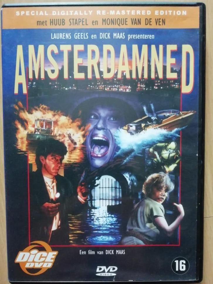amsterdamned ( huub stapel en monique van de ven - enz ), Cd's en Dvd's, Dvd's | Nederlandstalig, Zo goed als nieuw, Thriller