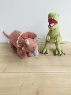 Ikea Jattelik Dinosaurus knuffels | T-Rex en Triceratops, Ophalen of Verzenden, Zo goed als nieuw, Overige typen