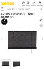 Bamboe rolgordijn zwart 2x 120x180, Nieuw, Ophalen of Verzenden, Zwart