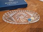 vintage ovaal kristallen schaaltje bohemia kristal, Antiek en Kunst, Antiek | Glas en Kristal, Ophalen of Verzenden