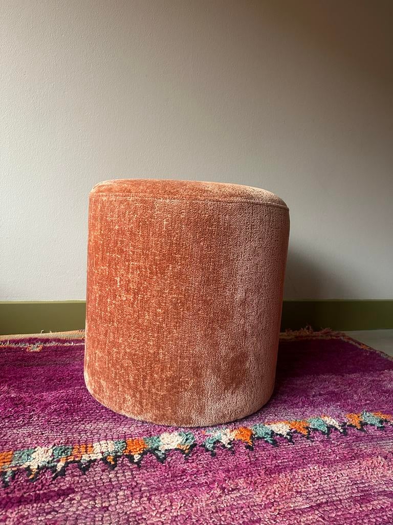 Loods5 Poef Sabe - Zo goed als nieuw!, Ophalen, Minder dan 50 cm, Rond, Zo goed als nieuw