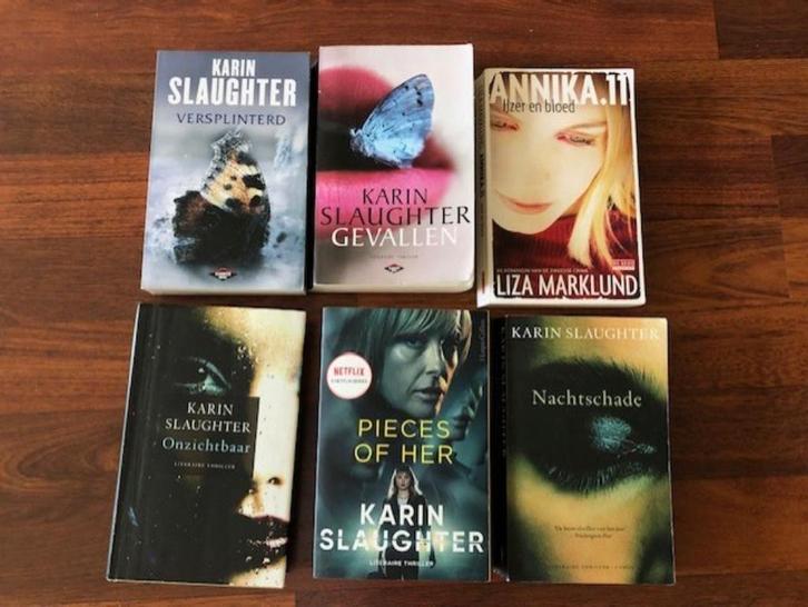 21 Detectives en Thrillers 1 eurp per stuk, Boeken, Detectives, Gelezen, Ophalen