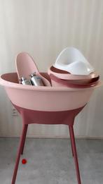 Baby bad inclusief 2 kruiken, toilet verkleiner., Ophalen of Verzenden, Zo goed als nieuw, Badje, Overige merken