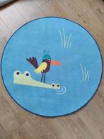 Rond kindertapijt met vogel en krokodil IKEA, Ophalen, Groen, Kindvriendelijk, Rond