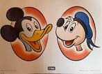 Donald Mouse en Mickey Duck poster 60x42cm, Verzamelen, Ophalen of Verzenden, Mickey Mouse, Nieuw