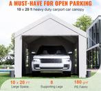Auto Carport Garage - Roll-Up Ramen +Verwijderbare Zijwanden, Verzenden, Nieuw