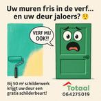 Uw muren fris in de verf… en uw deur jaloers?, Diensten en Vakmensen, Schilders en Behangers, Garantie, Binnenschilderwerk