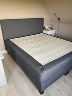 IKEA boxspring hoes dunvik 180 x 200, Grijs, 180 cm, Zo goed als nieuw, Ophalen