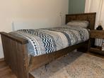 Steigerhouten eenpersoons bed 200 x 90 compleet, Ophalen, Gebruikt, 90 cm, Eenpersoons
