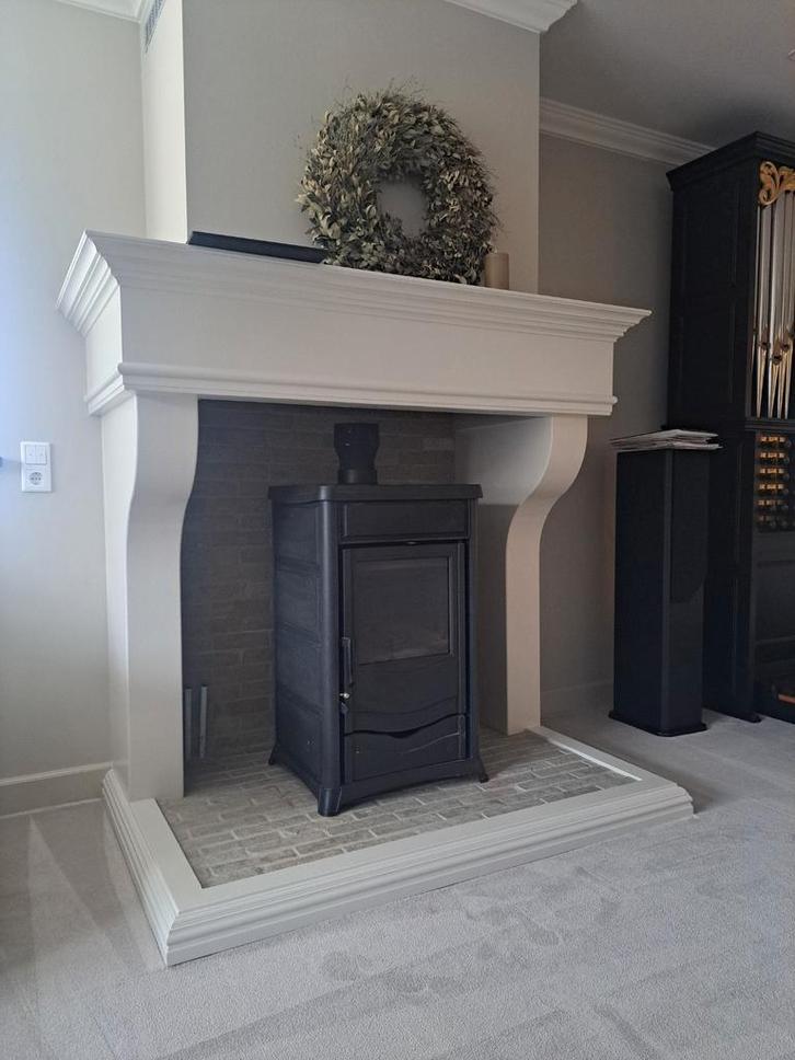 Houtkachel Speksteen geschikt voor op cv, Huis en Inrichting, Kachels, Houtkachel, Hout, Ophalen of Verzenden