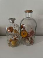 Set vaasjes met droogbloemen, Ophalen, Gebruikt