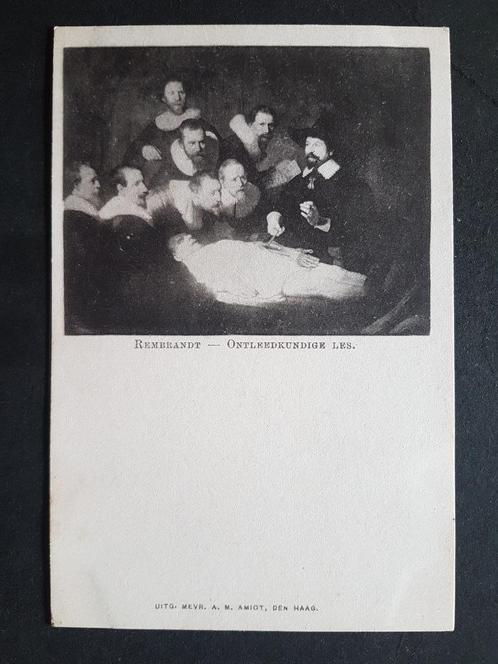 Ansichtkaart Rembrandt Ontleedkundige les Den Haag, Verzamelen, Ansichtkaarten | Nederland, Ongelopen, Zuid-Holland, Voor 1920