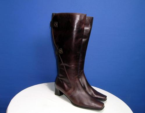 Leren dameslaarzen 'Gabor', maat 40½, Kleding | Dames, Schoenen, Zo goed als nieuw, Ophalen