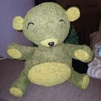 Groene beer, diaantje knuffel., Ophalen of Verzenden, Zo goed als nieuw, Beer