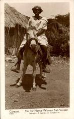 Fotokaart - Curaçao - Fish Vender, Verzamelen, Gelopen, Ophalen of Verzenden, Voor 1920