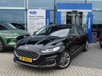 Ford Mondeo 2.0 IVCT HEV Vignale Automaat | leder | camera |, Auto's, Ford, 12 maanden, Gebruikt, 4 cilinders, Zwart