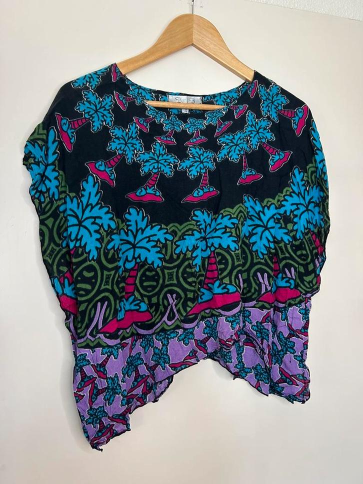 Dames blouse merk Billy B free size, Kleding | Dames, Blouses en Tunieken, Gedragen, Maat 38/40 (M), Blauw, Ophalen of Verzenden
