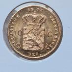 Gouden tientje 1875 willem 3, Postzegels en Munten, Munten | Nederland, Ophalen of Verzenden, Koning Willem III, 10 gulden, Goud