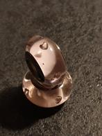 Glasbedel roze met hartjes voor bedel armband, Overige merken, Nieuw, Ophalen of Verzenden, 1 bedel
