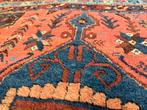 Antiek Perzisch dorps tapijt ca.1910 handgeknoopt 158x180 cm, Rood, Gebruikt, Info@bababoho.com, 150 tot 200 cm