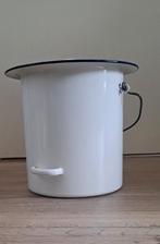 Emaille po-emmer, toilet emmer, luier emmer, Antiek en Kunst, Ophalen of Verzenden