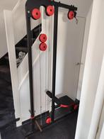 Marbo Sport Lat pulldown met zitje / low row, Sport en Fitness, Fitnessmaterialen, Ophalen, Gebruikt, Overige typen