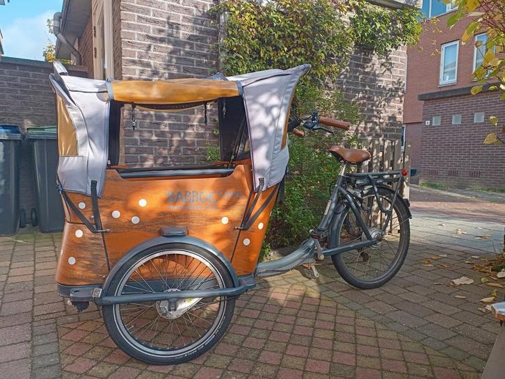 Babboe Curve-E elektrische bakfiets, check/onderhoud gehad, Fietsen en Brommers, Fietsen | Bakfietsen, Gebruikt, 4 kinderen of meer
