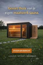 Luxe sauna, op maat gemaakt en naar eigen smaak., Ophalen, Zo goed als nieuw, Complete sauna
