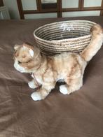 Vintage Steiff kat met knopje in oor, Antiek en Kunst, Antiek | Speelgoed, Ophalen of Verzenden