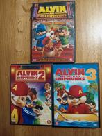 DVD's - Alvin and The Chipmunks 1, 2 en 3, Alle leeftijden, Ophalen of Verzenden, Gebruikt