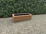 Hardhouten plantenbak - bloembakken 35 x 100 x H 30 cm, Tuin en Terras, Bloembakken en Plantenbakken, Ophalen, Nieuw, Rechthoekig
