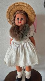 Vintage Pop met Strohoed - 74cm, Ophalen of Verzenden
