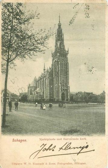 (304-243-043) Schagen Marktplaats met Hervormde Kerk beschikbaar voor biedingen