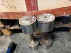 2 x 9 kg ijzeren dumbells dumbell set gewichten, Sport en Fitness, Fitnessmaterialen, Dumbbell, Gewichten, Ophalen of Verzenden