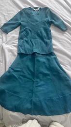 Sandro 2 delig vest en rok in het blauw elegant, Kleding | Dames, Rokken, Blauw, Maat 38/40 (M), Ophalen of Verzenden, Maje