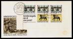 Nederland FDC E144A Zonder Adres, Kinderpostzegels 1975, Ophalen of Verzenden, Onbeschreven, Nederland