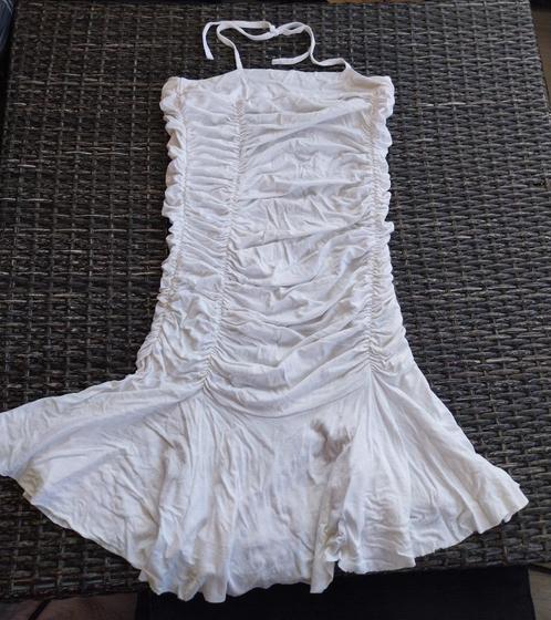 Jurkje van effe, Kleding | Dames, Jurken, Zo goed als nieuw, Maat 36 (S), Wit, Boven de knie, Ophalen of Verzenden
