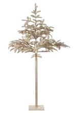 Kunstkerstboom Nordmann op stam H180cm goud Nieuw!, Huis en Inrichting, Woonaccessoires | Kunstplanten en Kunstbloemen, Nieuw