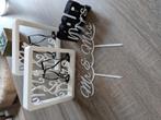 Huwelijk decoratie en caketopper "Mr & Mrs", Ophalen of Verzenden, Zo goed als nieuw
