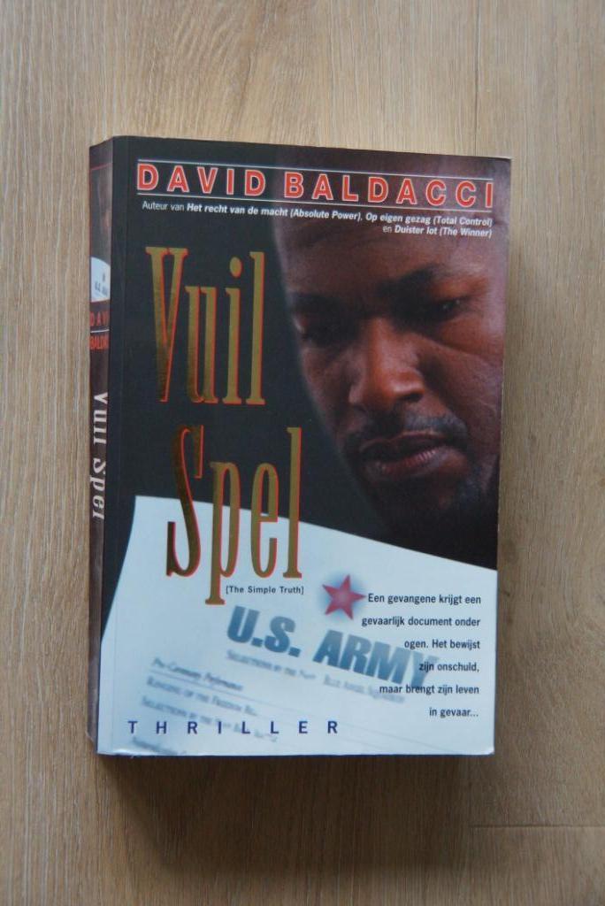 David Baldacci. Vuil spel., Boeken, Thrillers, Gelezen, Ophalen of Verzenden