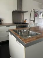 Gebruikte keuken compleet, Huis en Inrichting, Keuken | Complete keukens, Ophalen, Gebruikt, Wit, Overige typen