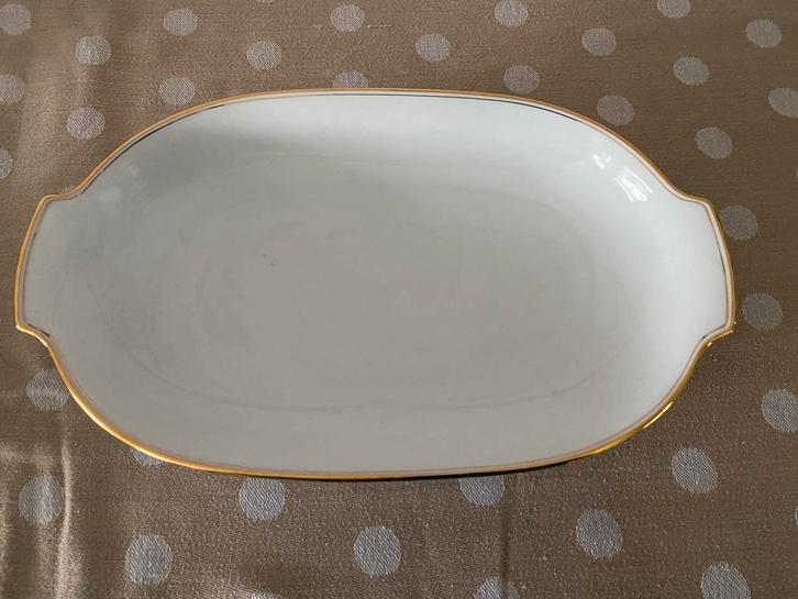 Wit servies met gouden rand, Antiek en Kunst, Antiek | Servies los, Ophalen