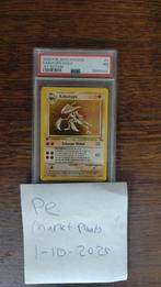 Kabutops 1st edition Dutch PSA 7 #9 pokemon kaart 2000, Ophalen of Verzenden, Zo goed als nieuw, Losse kaart, Foil