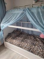 Ikea kura bed/ hoogslaper/ halfhoog/ 1 persoonsbed/ met dak, Kinderen en Baby's, Kinderkamer | Bedden, Ophalen, 180 cm of meer