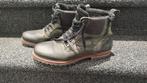 Leren boots 44 groen leer gevoerd BullBoxer laarsjes, Overige kleuren, Boots, Ophalen of Verzenden, Zo goed als nieuw